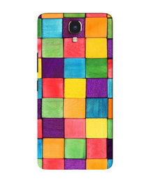 Colorful Square Mobile Back Case for Infinix Note 4 (Design - 218)