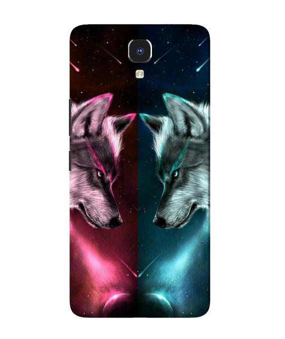 Wolf fight Case for Infinix Note 4 (Design No. 221)