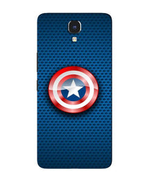 Captain America Shield Mobile Back Case for Infinix Note 4 (Design - 253)