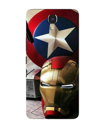 Ironman Captain America Mobile Back Case for Infinix Note 4 (Design - 254)