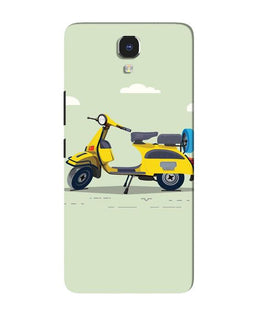 Vintage Scooter Case for Infinix Note 4 (Design No. 260)