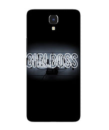 Girl Boss Black Mobile Back Case for Infinix Note 4 (Design - 268)