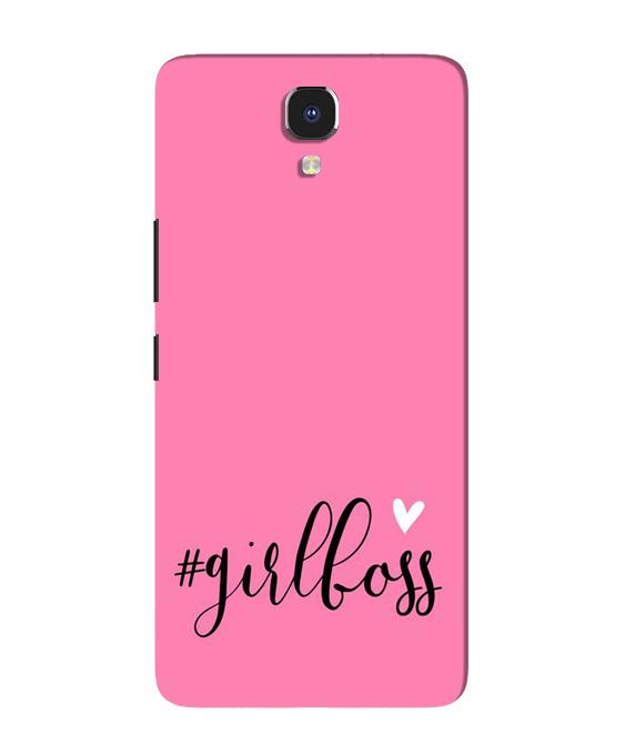 Girl Boss Pink Case for Infinix Note 4 (Design No. 269)