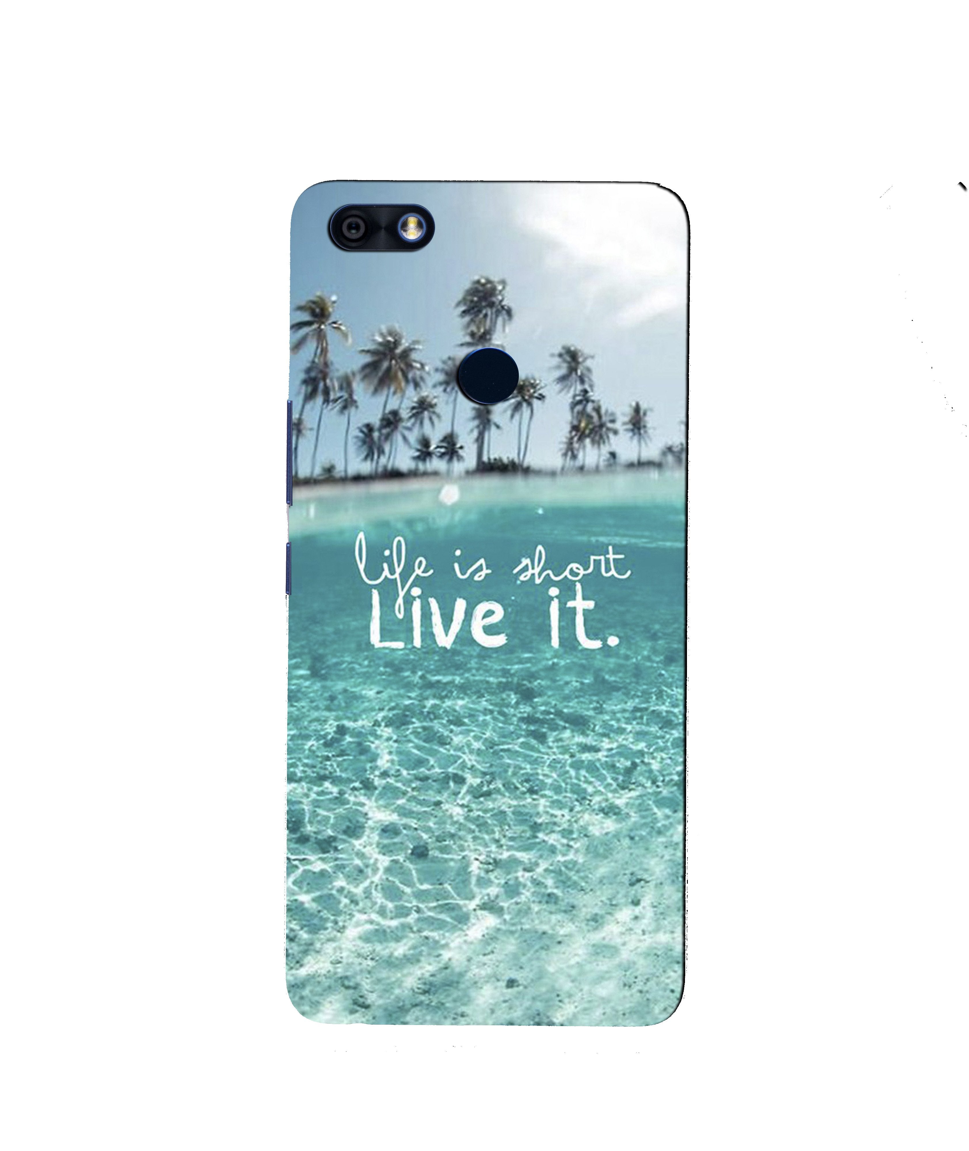 Life is short live it Case for Infinix Note 5 / Note 5 Pro