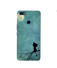 Moon cat Mobile Back Case for Infinix Note 5 / Note 5 Pro (Design - 70)