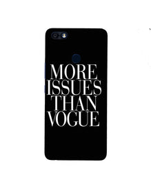 More Issues than Vague Mobile Back Case for Infinix Note 5 / Note 5 Pro (Design - 74)