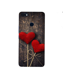 Red Hearts Mobile Back Case for Infinix Note 5 / Note 5 Pro (Design - 80)