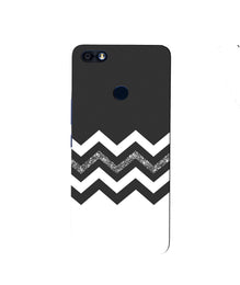 Black white Pattern2Mobile Back Case for Infinix Note 5 / Note 5 Pro (Design - 83)