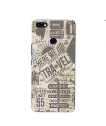 Travel Mobile Back Case for Infinix Note 5 / Note 5 Pro  (Design - 104)