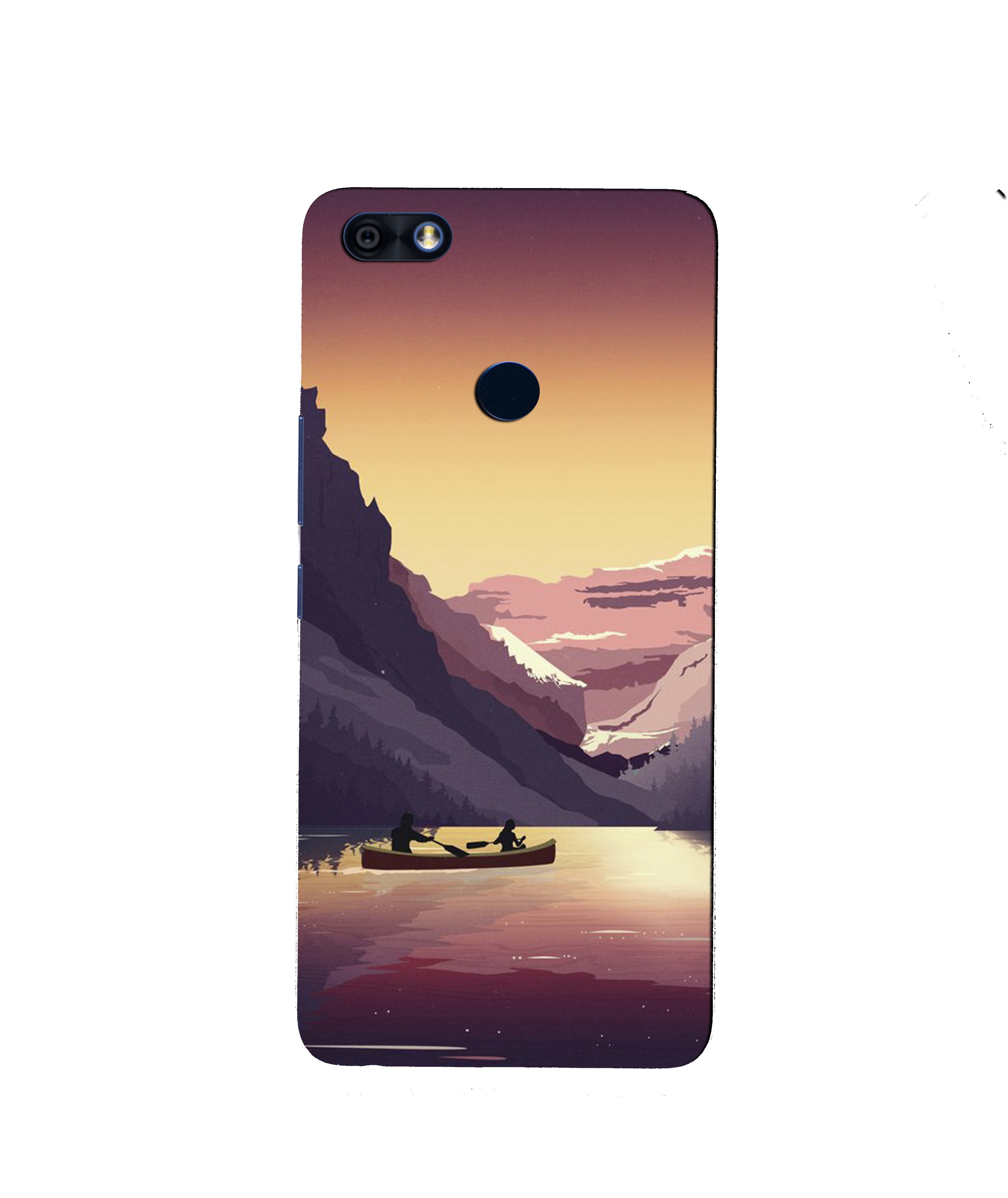 Mountains Boat Case for Infinix Note 5 / Note 5 Pro (Design - 181)