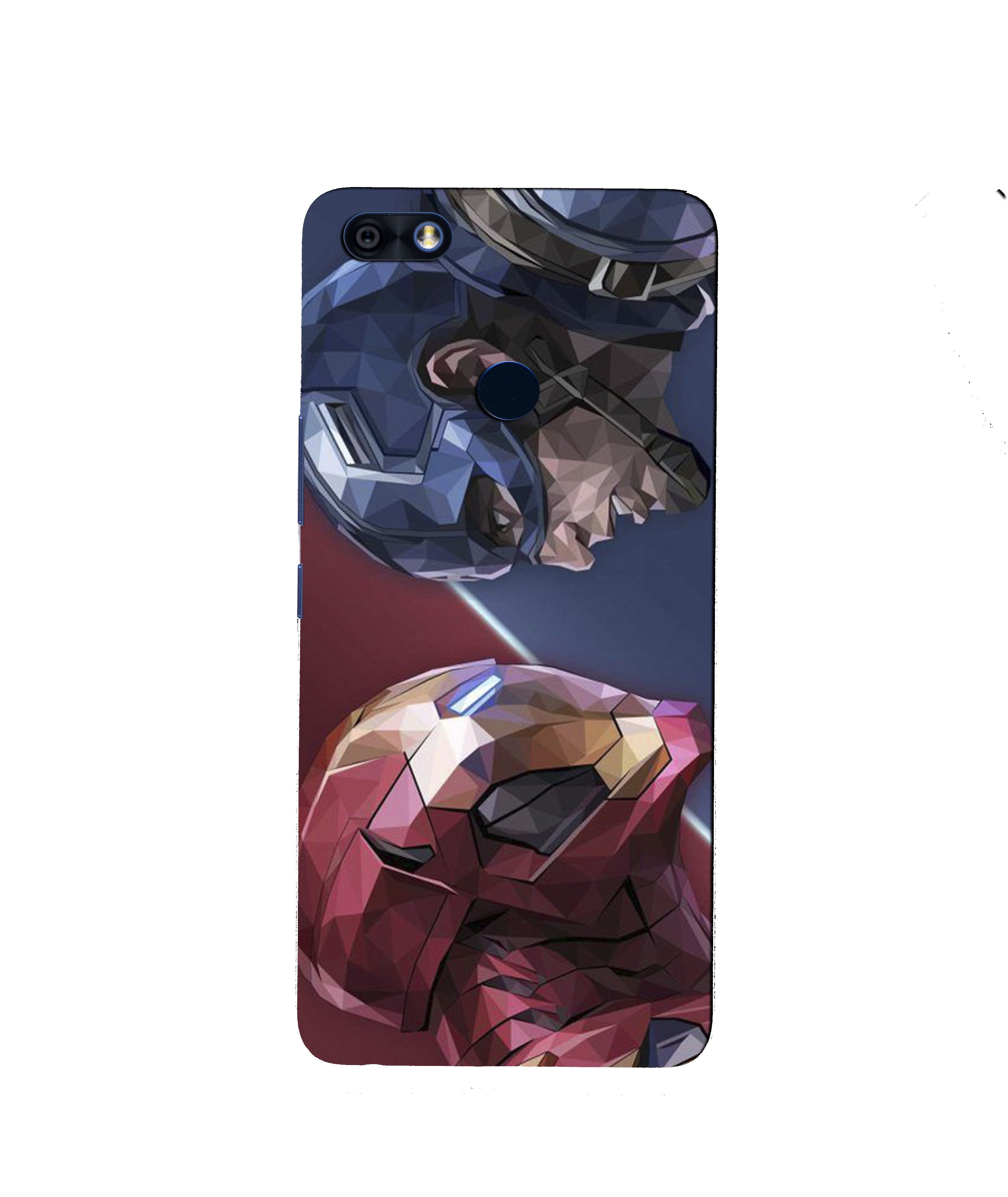 Ironman Captain America Case for Infinix Note 5 / Note 5 Pro (Design No. 245)