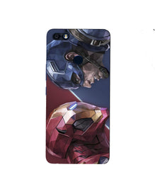 Ironman Captain America Mobile Back Case for Infinix Note 5 / Note 5 Pro (Design - 245)