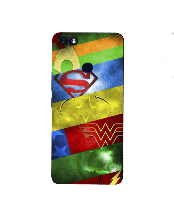 Superheros Logo Case for Infinix Note 5 / Note 5 Pro (Design No. 251)