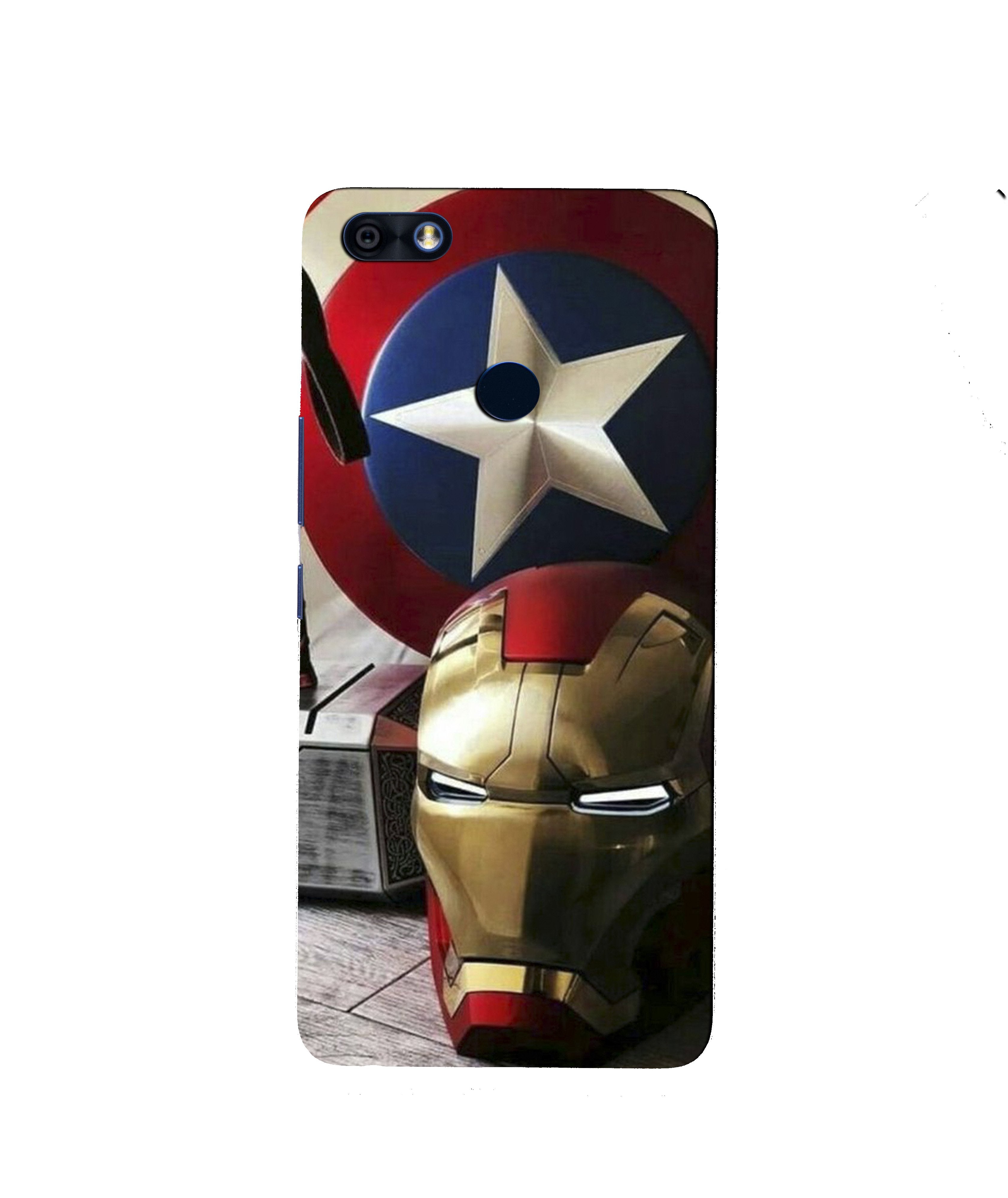Ironman Captain America Case for Infinix Note 5 / Note 5 Pro (Design No. 254)