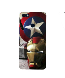 Ironman Captain America Mobile Back Case for Infinix Note 5 / Note 5 Pro (Design - 254)