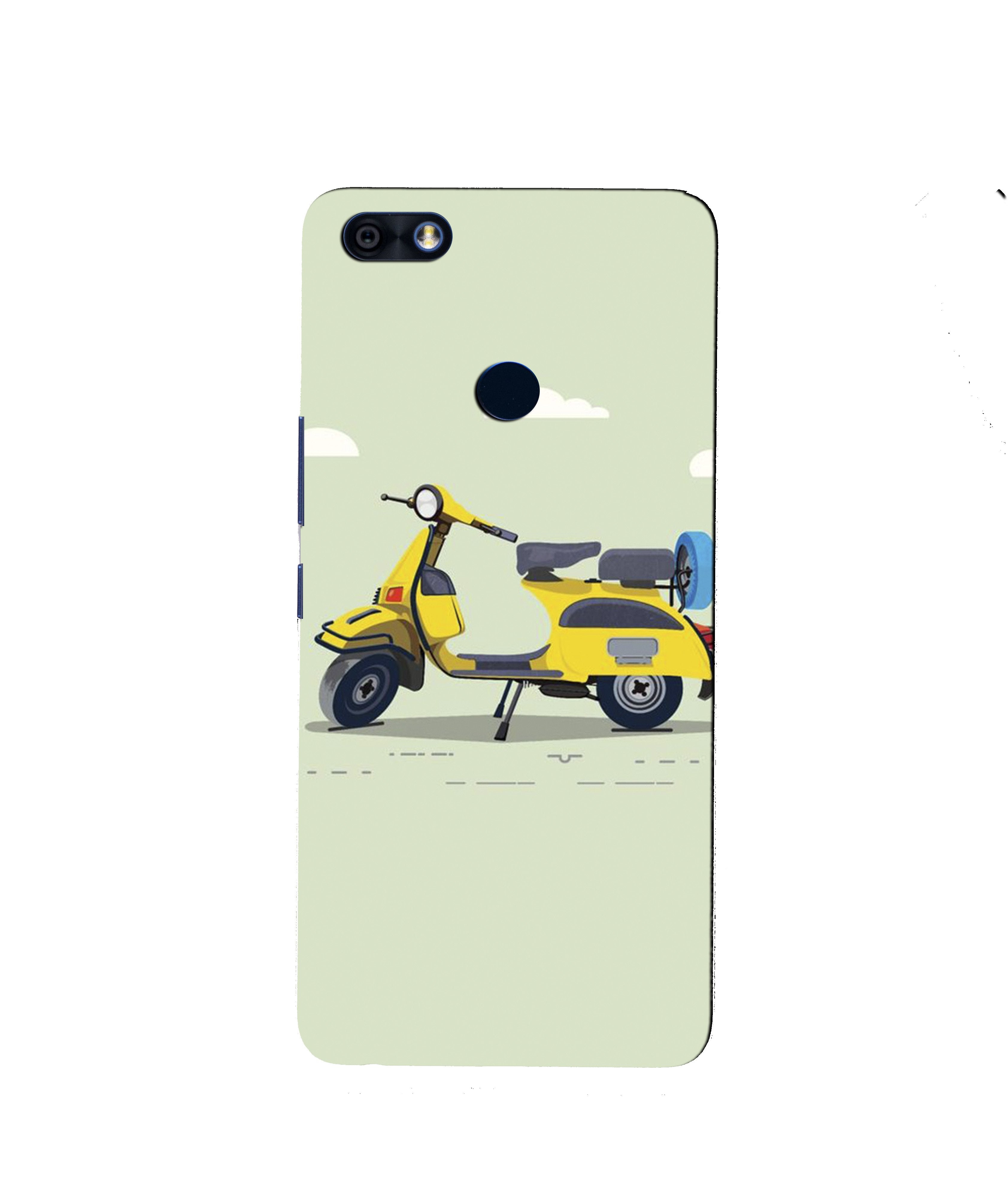 Vintage Scooter Case for Infinix Note 5 / Note 5 Pro (Design No. 260)