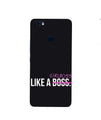 Like a Girl Boss Case for Infinix Note 5 / Note 5 Pro (Design No. 265)