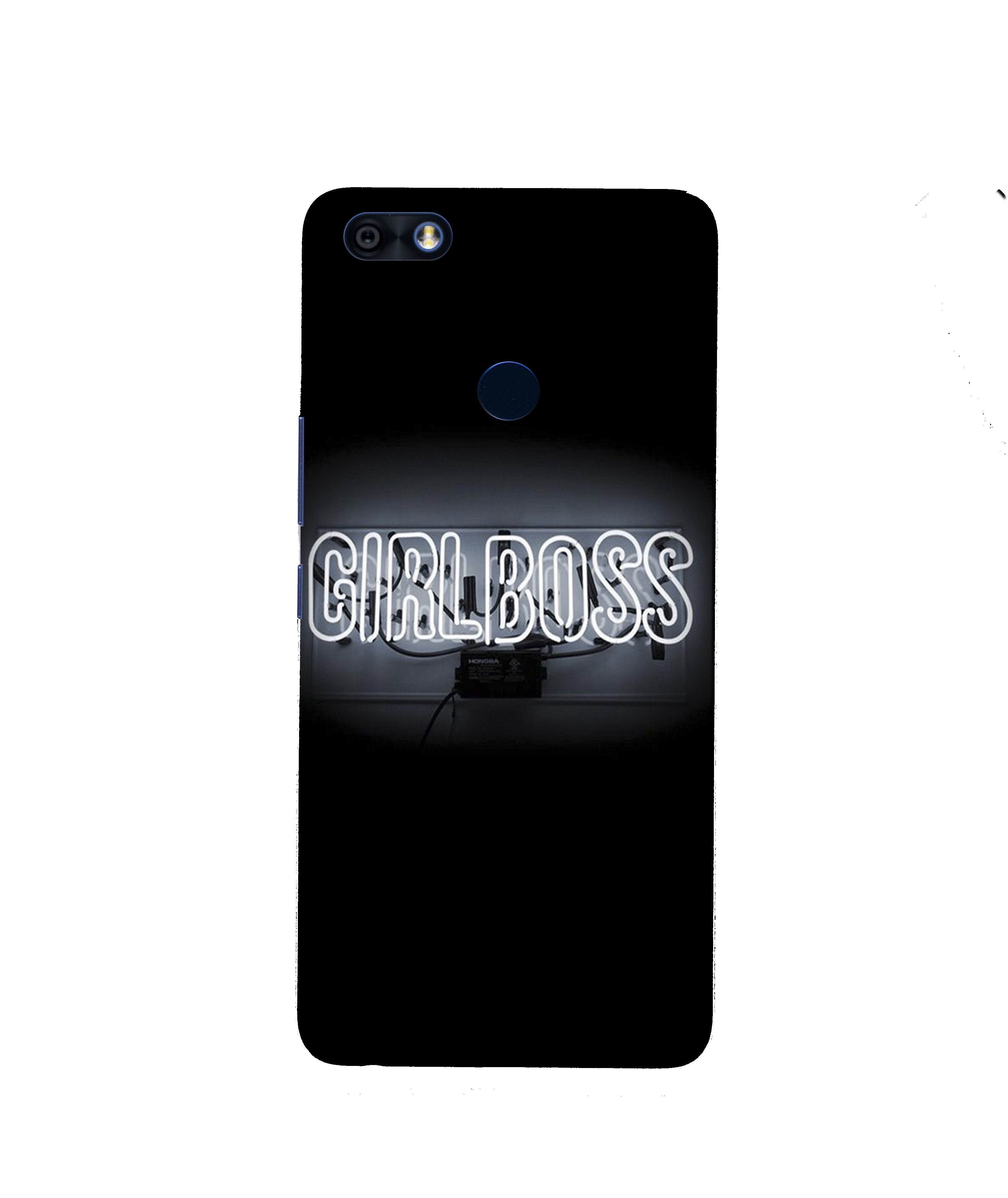 Girl Boss Black Case for Infinix Note 5 / Note 5 Pro (Design No. 268)