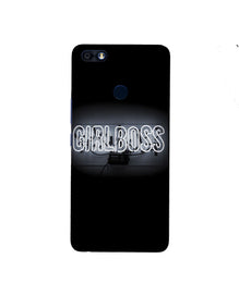 Girl Boss Black Mobile Back Case for Infinix Note 5 / Note 5 Pro (Design - 268)