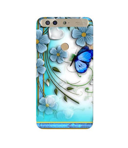 Blue Butterfly Case for Infinix Zero 5