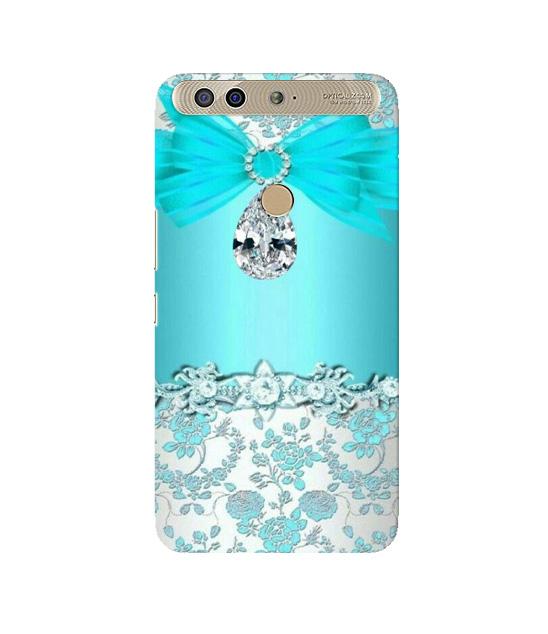 Shinny Blue Background Case for Infinix Zero 5
