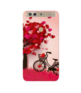 Red Heart Cycle Case for Infinix Zero 5 (Design No. 222)