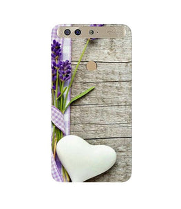 White Heart Case for Infinix Zero 5 (Design No. 298)