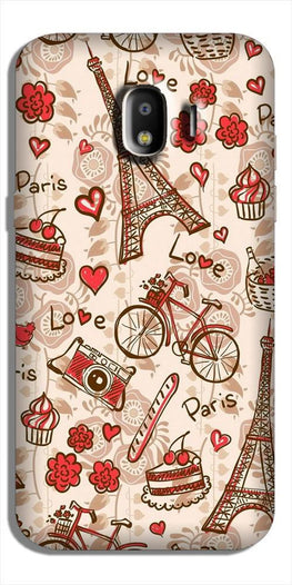 Love Paris Case for Galaxy J4(Design - 103)