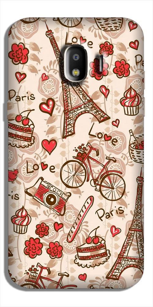 Love Paris Case for Galaxy J4  (Design - 103)