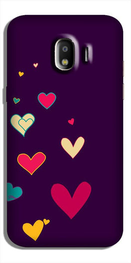 Purple Background Case for Galaxy J4(Design - 107)