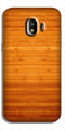 Wooden Look Case for Galaxy J4  (Design - 111)