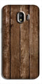 Wooden Look Case for Galaxy J4  (Design - 112)