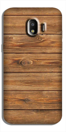Wooden Look Case for Galaxy J2 (2018)  (Design - 113)