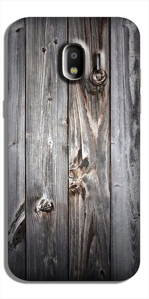 Wooden Look Case for Galaxy J4  (Design - 114)