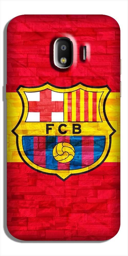 FCB Football Case for Galaxy J2 (2018)  (Design - 174)