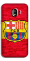 FCB Football Case for Galaxy J4  (Design - 174)