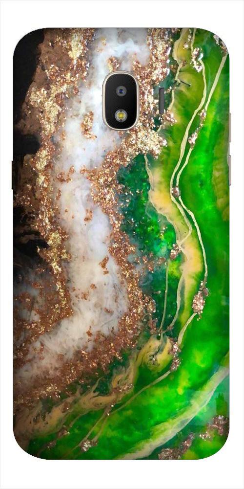 Marble Texture Mobile Back Case for Galaxy J4  (Design - 307)
