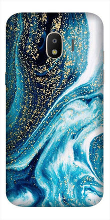 Marble Texture Mobile Back Case for Galaxy J2 2018   (Design - 308)