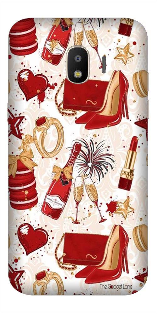 Girlish Mobile Back Case for Galaxy J4  (Design - 312)