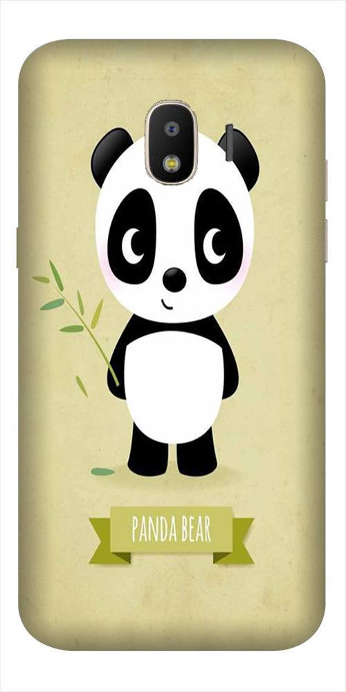 Panda Bear Mobile Back Case for Galaxy J2 Core   (Design - 317)