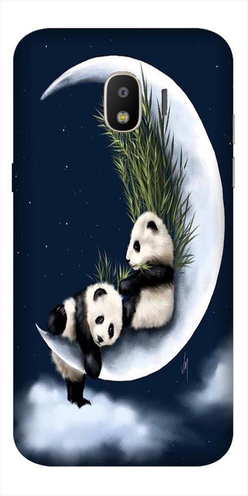 Panda Moon Mobile Back Case for Galaxy J4  (Design - 318)