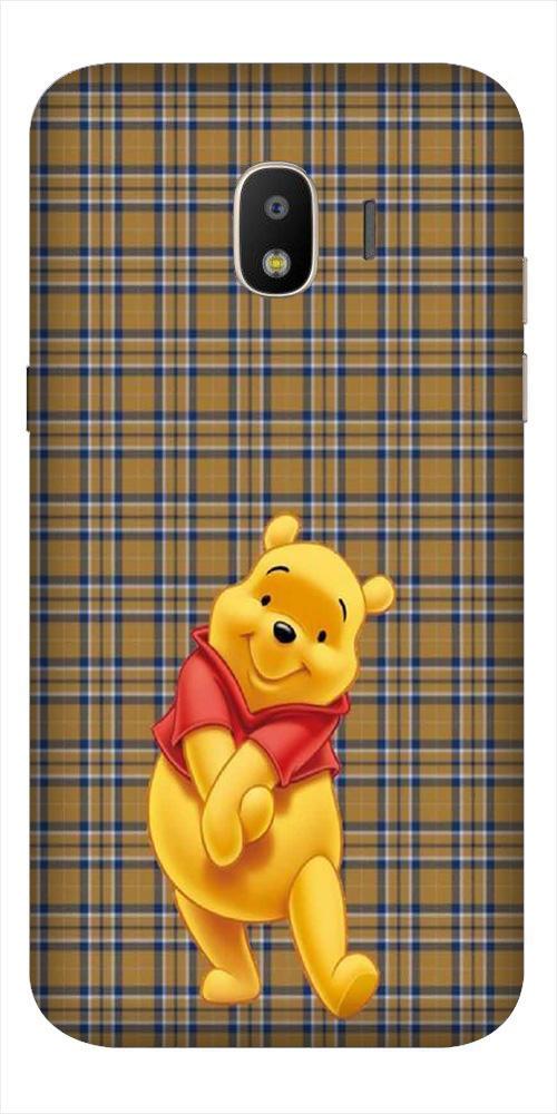 Pooh Mobile Back Case for Galaxy J4  (Design - 321)
