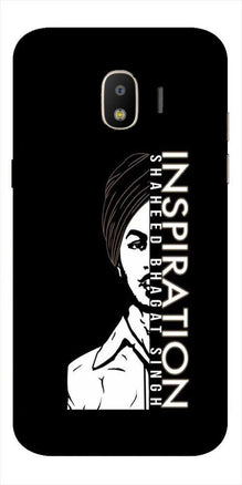 Bhagat Singh Mobile Back Case for Galaxy J2 Core   (Design - 329)