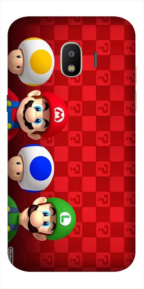 Mario Mobile Back Case for Galaxy J4  (Design - 337)