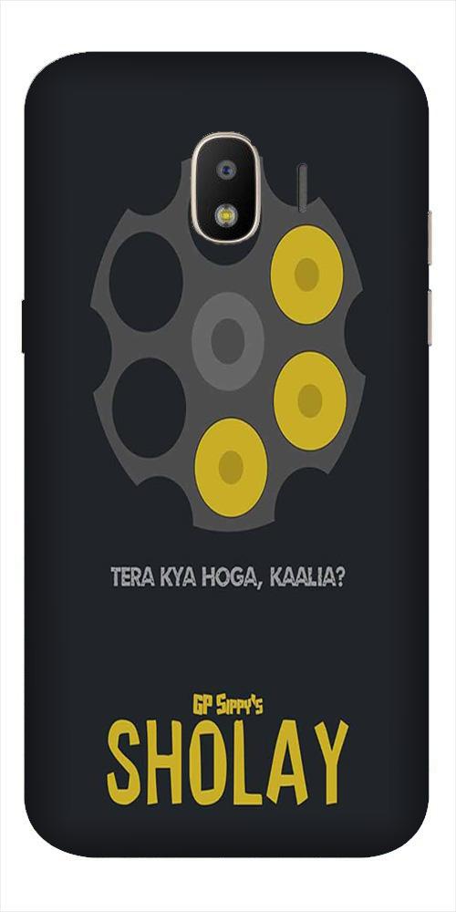 Sholay Mobile Back Case for Galaxy J4  (Design - 356)