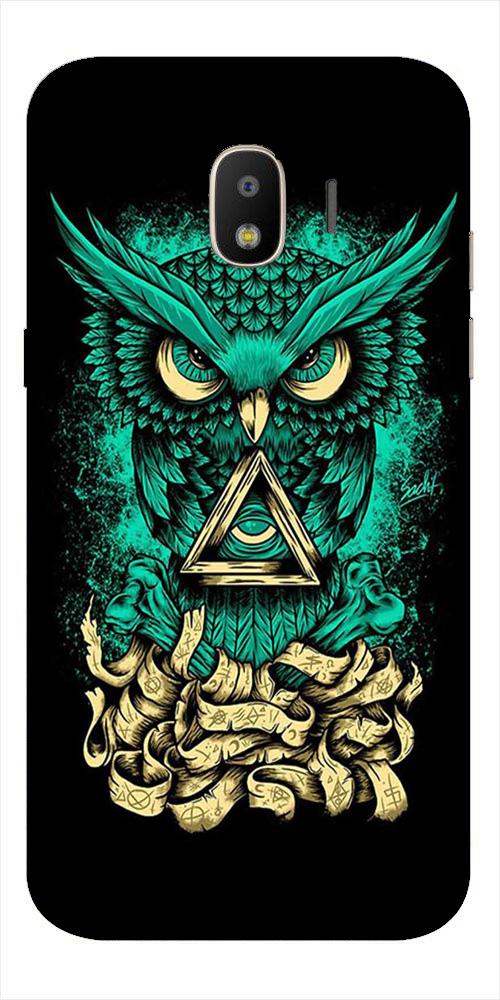 Owl Mobile Back Case for Galaxy J4  (Design - 358)