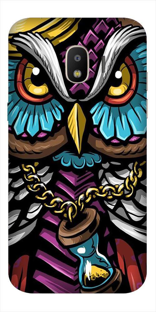 Owl Mobile Back Case for Galaxy J4  (Design - 359)