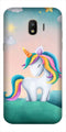 Unicorn Mobile Back Case for Galaxy J4  (Design - 366)