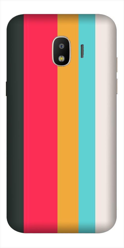 Color Pattern Mobile Back Case for Galaxy J2 2018   (Design - 369)