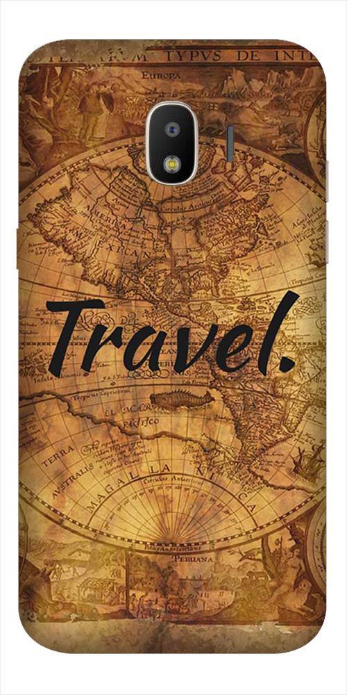 Travel Mobile Back Case for Galaxy J2 Core   (Design - 375)